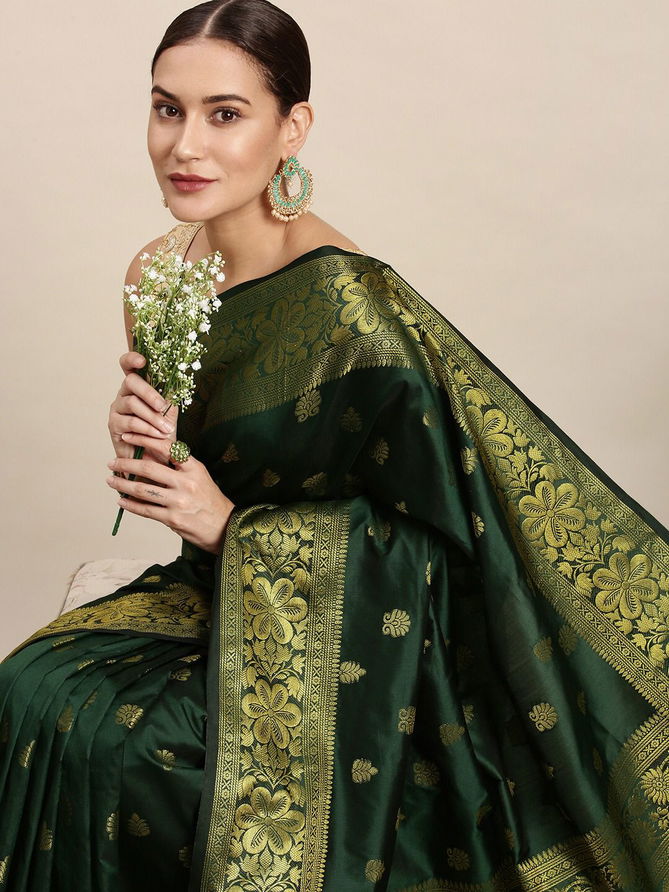 MF-1090 Lichi Silk Party Wear Sarees Catalog